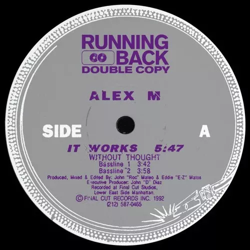 Alex M: It Works - 12-INCH SINGLE
