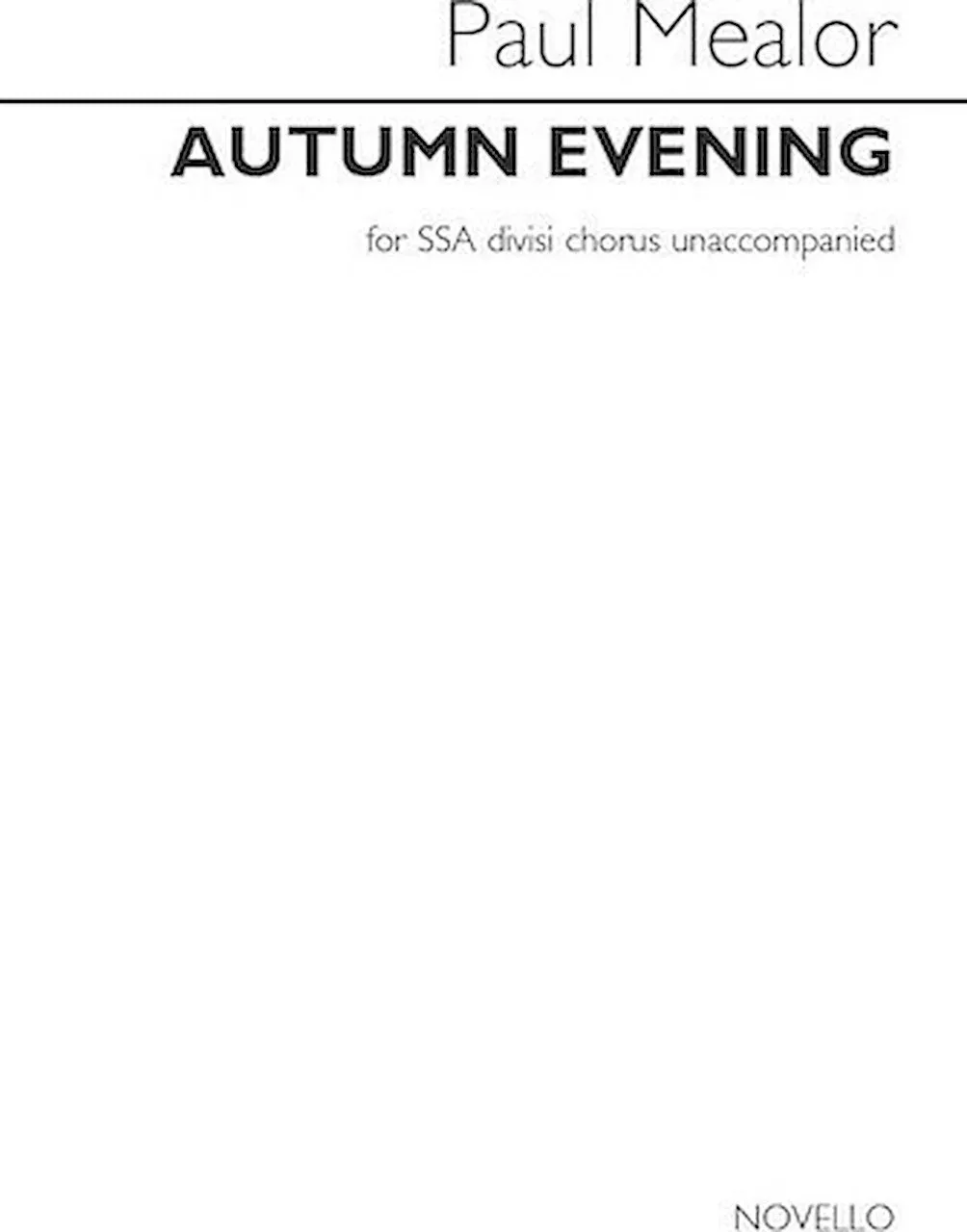 Novello Autumn Evening