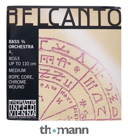 Thomastik BC63 Belcanto A Bass 3/4